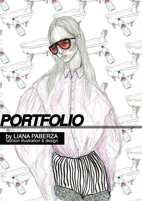 Fashion Design Portfolio Front Cover, Fashion Portfolio Cover Design, Cv Fashion Designer, Art Portfolio Cover, Online Portfolio Design, Fashion Illustration Design, Portfolio Cover Design, Indesign Portfolio, Fashion Illustration Portfolio