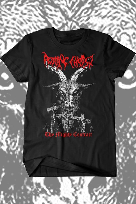 Awesome shirt on various sizes & styles. "The sign of evil existence / In the four points of horizon / The secrets buried under smoky land / It'll take ages and ages come back" Black Metal Art // Black Metal Aesthetic // Black Metal Bands // Black Metal Logo // Heavy metal music // Heavy metal bands // Metal heads // Heavy metal fashion // Heavy metal #BlackMetal Metal Band T Shirt, Metal T-shirt, Black Metal Shirts, Heavy Metal Clothes, Black Metal Aesthetic, Black Metal Shirt, Metal Band Tshirt, Metal Tshirt, Metal Aesthetic