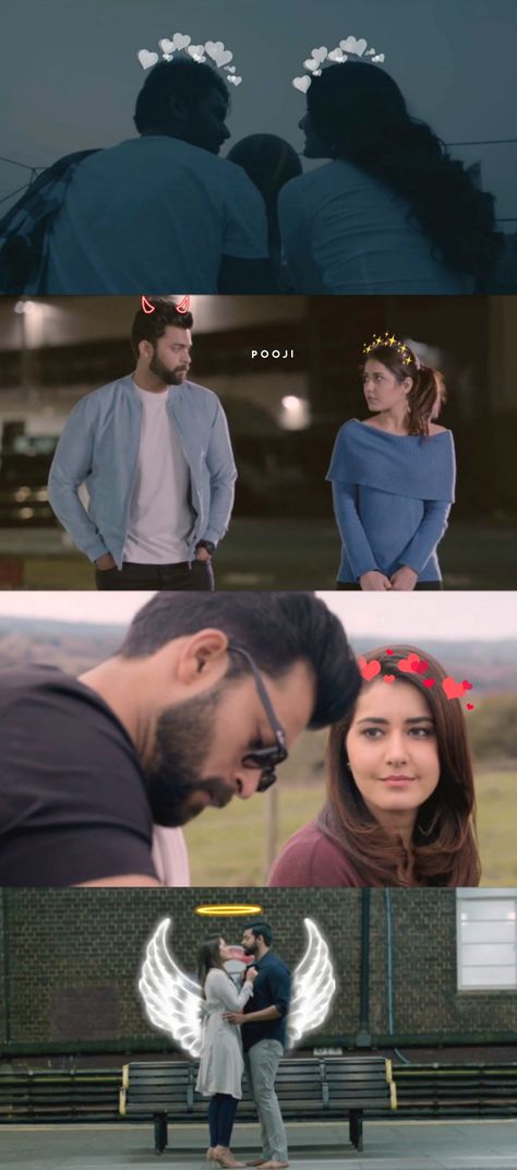 Tholi Prema, Couple Animation, Movies Scenes, Varun Tej, Raashi Khanna, Rashi Khanna, Sisters Photoshoot Poses, Favourite Movie, Sisters Photoshoot