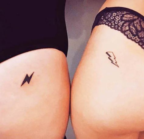 Unique Best Friend Tattoos, Small Friendship Tattoos, Matching Friendship Tattoos, One Best Friend, Bff Tats, Best Friend Tattoo, Matching Bff Tattoos, Bestie Tattoos, Cousin Tattoos