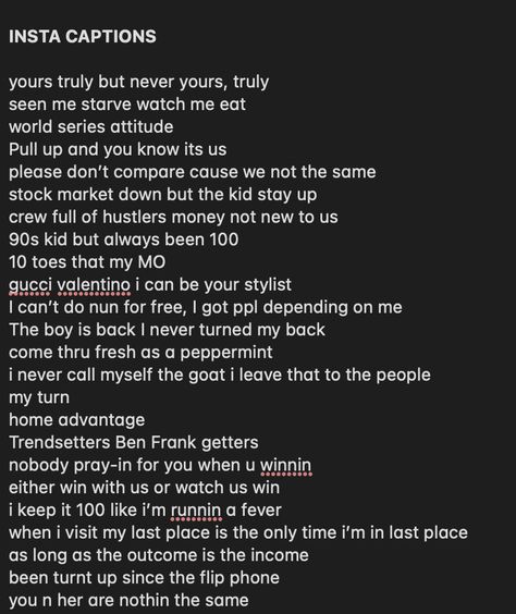 Song Lyrics Captions For Instagram Rap, Hip Hop Captions, Rap Song Captions For Instagram, Travis Scott Captions, Instagram Captions Lyrics Rap, Best Rap Lyrics For Captions, Bryson Tiller Instagram Captions, Rave Instagram Captions, Rap Song Captions