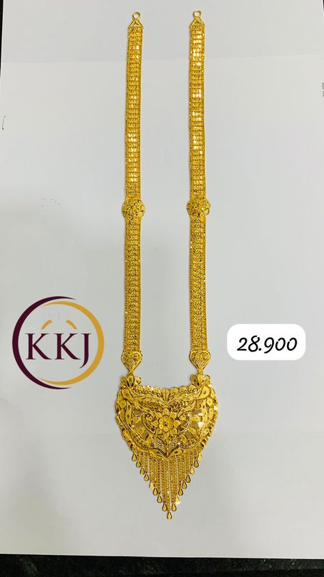 Har Design Gold New, Gold Jewellery Designs Latest, Rani Haar Gold Jewellery Designs, Rani Har Gold, Rani Haar Gold, Rani Har, Latest Gold Ring Designs, Pretty Gold Necklaces, Bridal Jewlery