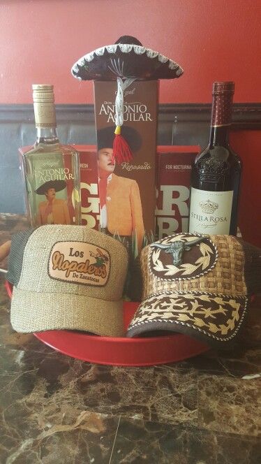 Father's day gift. For the Mexican dad who loves Antonio Aguilar. Back to his Roots! Mexican Fathers Day Gifts Ideas Diy, Gifts For Mexican Dads, Fathers Day Gifts Ideas Mexican, Mexican Fathers Day, Dad Gifts Basket, Recycle Gifts, Antonio Aguilar, Guy Birthday, Father Days