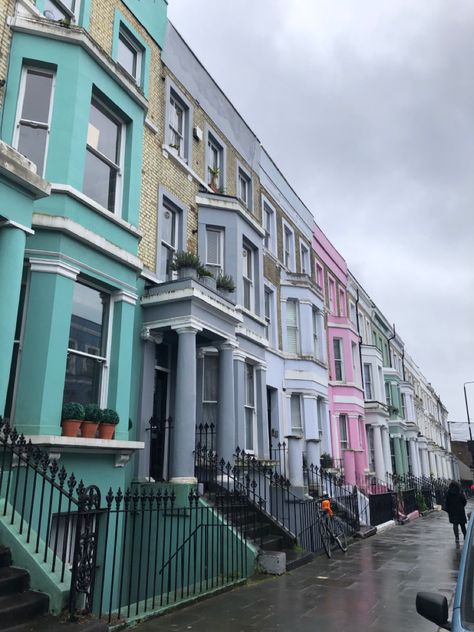 Nothing Hill, Color House, Aesthetic London, London Vibes, London Dreams, London Baby, London Aesthetic, Travel Inspiration Destinations, London House