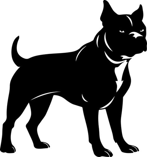 Pitbull Silhouette Pitbull Silhouette, Silhouette Photo, Silhouette Photos, Photo Library, Love Design, Pitbull, Cricut, Stock Photos, Canvas