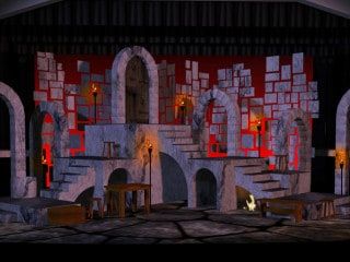 Articles & News: Projections - Matt Kizer: Scenic & Lighting Design Deer Netting, Lincoln New Hampshire, Set Theatre, Scenic Design Theatres, Stone Arches, Folder Image, Man Of La Mancha, Sweet Charity, Stage Set Design