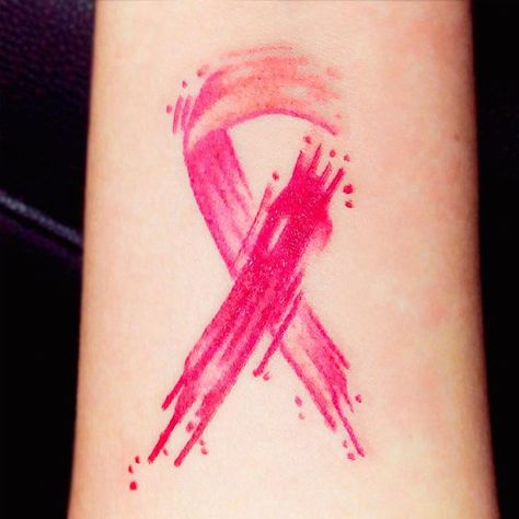 Awareness Tattoos, Pink Ribbon Tattoos, Small Wave Tattoo, Survivor Tattoo, Tattoo Band, Mastectomy Tattoo, Awareness Tattoo, Band Tattoos, Petit Tattoo