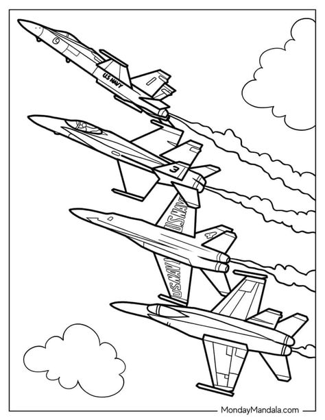 20 Jet Coloring Pages (Free PDF Printables) Planes Coloring Pages, Airplane Coloring Pages Free Printable, Jet Coloring Page, Christmas Pictures To Color, Reception Classroom, Airplane Coloring Pages, Airplane Activities, Kids Colouring, Free Kids Coloring Pages