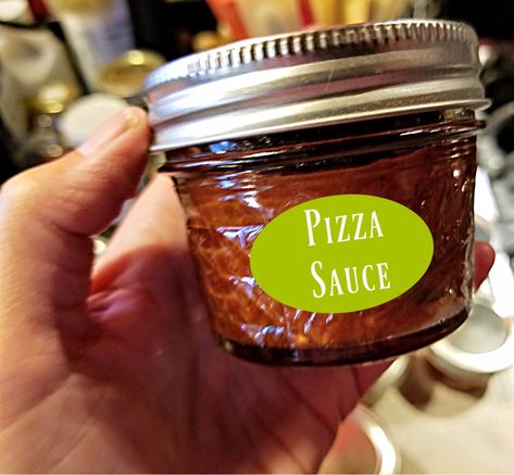 Canning Tomatoes: Homemade Pizza Sauce. Making homemade pizza sauce is easy. Canning it in 4oz jars gives the perfect amount Pizza Sauce Homemade Canning, Homemade Pizza Sauce For Canning, Pizza Sauce For Canning, Canning Pizza Sauce Recipe, Low Carb Pizza Sauce Recipe, Pizza Sauce Canning Recipe, Canning Pizza Sauce, Pizza Sauces, Canning Cherry Tomatoes