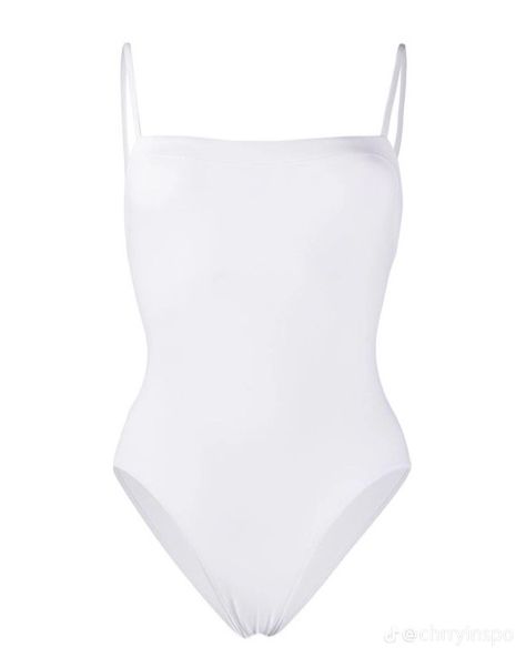 Bathing Suit 1 Piece, Swimsuits Png, Swimwear Png, Swimsuit White, One Piece Swimsuit White, Cheap Swimwear, Designer Beach Wear, White Spaghetti, White Bathing Suit