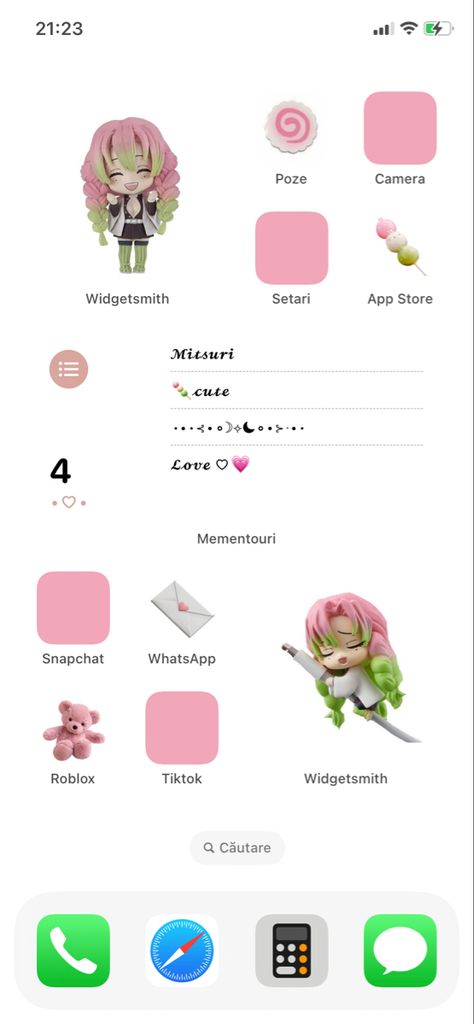 Nezuko Phone Theme, Mitsuri Widget Medium, Demon Slayer Iphone Layout, Mitsuri Phone Case, Demon Slayer Phone Layout, Mitsuri Phone Theme, Demon Slayer Homescreen Layout, Demon Slayer Phone Theme, Demon Slayer Homescreen