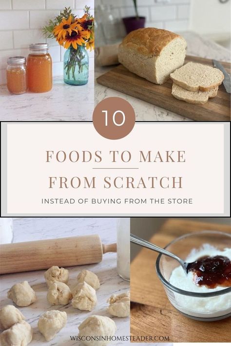 Foods To Make From Scratch, Foods At Home, Foods To Make, Bunny Chow, Make From Scratch, Homemade Pantry, Recipe From Scratch, Cook At Home, Cooking Recipes Desserts