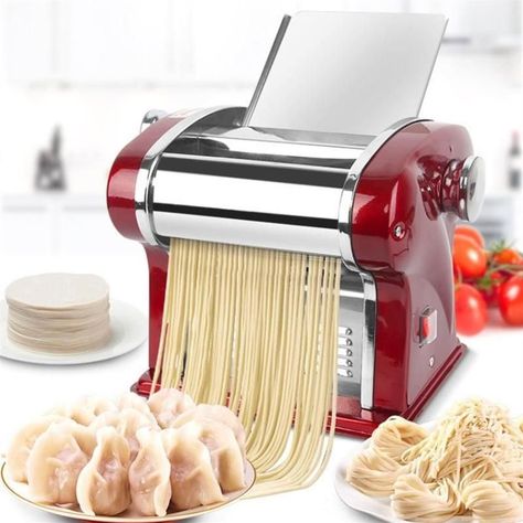 Electric Noodle Makers Home Appliances Cheap Electric Noodle Makers.We offer the  whole , quality guarantee, professional e-business service and fast  . You will be satisfied with the shopping experie Spaghetti Lasagna, Wonton Dumplings, Pasta Makers, Pasta Maker Machine, Healthy Noodles, Noodle Machine, Dumpling Dough, Dough Press, Dumpling Skin