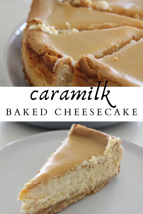 Caramilk Cake, Caramilk Recipes, Baked Cheesecake Recipes, Caramilk Cheesecake, Baked Cheese Cake, Delicious Cheesecake Recipes, Baked Cheesecake, Cheesecake Recipes Classic, Baked Cheesecake Recipe