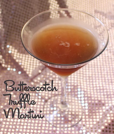 Butterscotch Truffle Martini recipe: Butterscotch Schnapps, Creme de Cacao, Vodka http://mixthatdrink.com/butterscotch-truffle-martini/ Truffle Martini, Butterscotch Cocktail, Romantic Drinks, High Calorie, Strawberry Wine, Drinks Alcohol, Martini Recipes, Martini Cocktail, Alcohol Drink Recipes