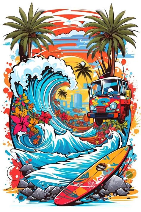 Vw Art, Afrique Art, Beach Artwork, Abstract Art Wallpaper, Pop Art Wallpaper, Art Gallery Wallpaper, Graphic Tshirt Design, Graphic Wallpaper, Art Wallpaper Iphone