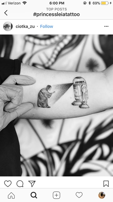 Tatooine Tattoo, Star Wars Sleeve Tattoo, Half Sleeve Forearm, Leia Tattoo, Princess Leia Tattoo, Girlie Tattoos, Movie Strip, Star Wars Tattoo Sleeve, Lauren Baker