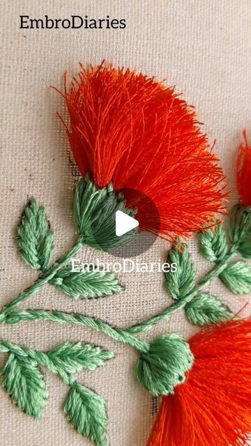 3d Flower Embroidery Design, Embroidery Design For Beginners, Design For Beginners, Flower Embroidery Designs, Flower Embroidery, Embroidery Flowers, Embroidery Stitches, Embroidery Design, Hand Embroidery