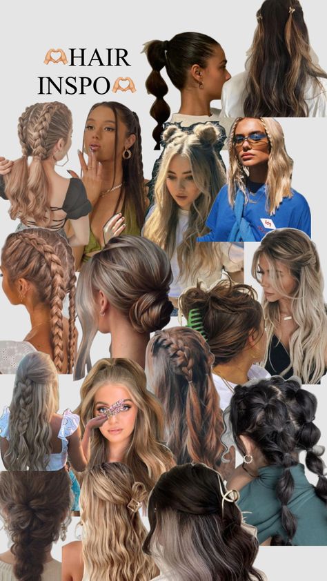 Preppy Hairstyles, Hairstyle Examples, Sport Hair, Cute Simple Hairstyles, Hairdos For Curly Hair, Hair Up Styles, Hairdo For Long Hair, Hair Stylist Life, Easy Hairstyles For Long Hair