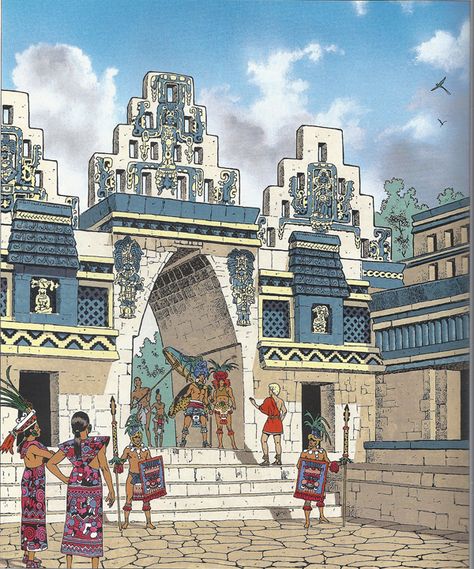 Nag Hammadi, Mesoamerican Architecture, Aztec Architecture, Mayan Architecture, Ancient Mexico, Maya Art, Mayan Cities, Aztec Culture, Mayan Art