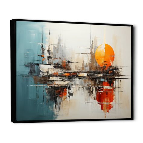 Abstract Painting Inspiration, Contemporary Art Canvas, Diy Abstract Canvas Art, Circle Metal Wall Art, Art Collage Wall, Seascape Paintings, Abstract Painting Acrylic, Abstract Canvas Art, Abstract Acrylic