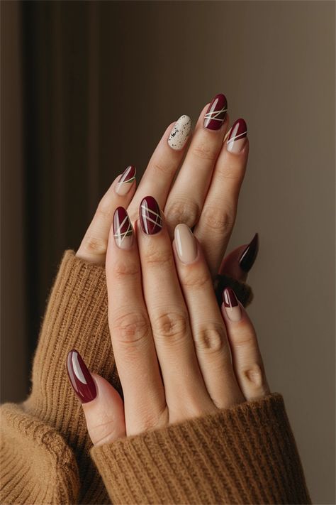 This Fall, elevate your manicure game with stunning yet simple nail ideas featuring elegant leaf accents. Imagine a soft taupe base adorned with delicate golden and rust-colored leaf designs, capturing the essence of the season. This look seamlessly blends sophistication with simplicity, making it perfect for any occasion. Try this easy DIY style to bring autumn vibes to your nails and keep them effortlessly chic! Nail Ideas Elegant, Rust Nails, Cute Fall Nails Ideas Autumn, Simple Nail Ideas, Taupe Nails, Cute Nails For Fall, Leaf Designs, Simple Nail, Simple Nail Designs