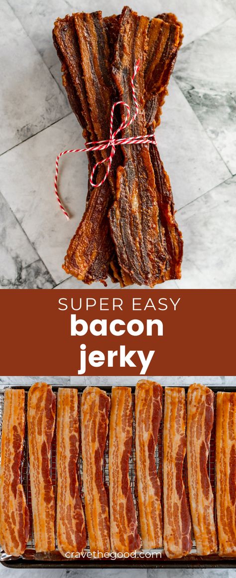 Bacon Jerky Recipe Dehydrator, Jerky Recipes Dehydrator, Oven Jerky, Jerkey Recipes, Dehydrating Food Storage, Bacon Jerky, Homemade Beef Jerky, Food Dehydration, Homemade Jerky