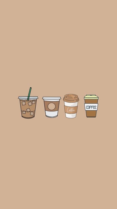 #coffee Coffee Cartoon Aesthetic, Aesthetic Coffee Wallpaper, Widgets Aesthetic, Coffee Cartoon, Aesthetic Cartoon, Ipad Aesthetic, Coffee Wallpaper, Coffee Illustration, Wallpaper Ipad