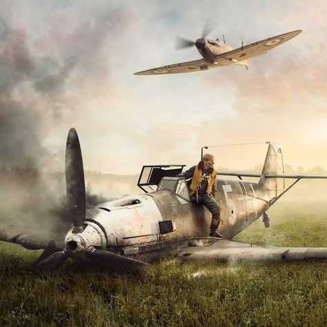 Ww2 Fighter Planes, Luftwaffe Planes, Wwii Fighter Planes, James Hunt, Sailing Art, Old Planes, Messerschmitt Bf 109, Airplane Art, Ww2 Planes