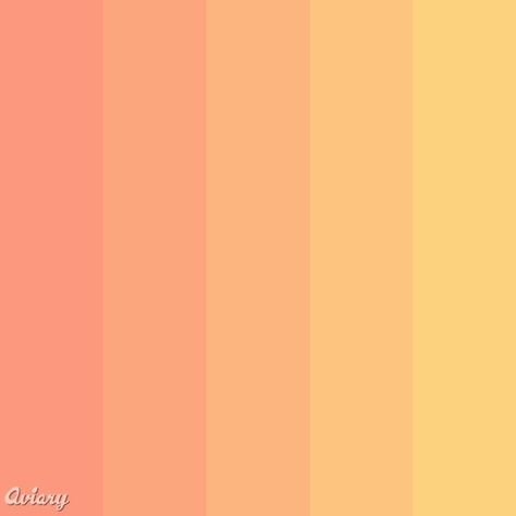 Peach Colour Palette | Colour | Pinterest Sunrise Color Palette, Peach Pallete, Peach Color Palettes, Sunrise Colors, Peach Palette, Orange Color Palettes, Peach Aesthetic, Color Palette Yellow, Orange Aesthetic