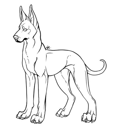 Dog Body Base Drawing, F2u Dog Base, Dog Base F2u, Dog Bases Drawing, Dog Drawing Base, Cartoon Wolf Drawing, Dog Base, Animal Base, Dog Draw