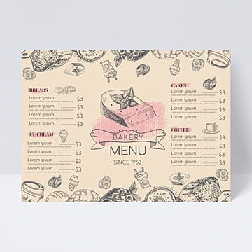 Cake Menu Design Ideas, Dessert Menu Design Ideas, Cafe Menu Design Ideas, Dessert Menu Design, Dessert Menu Template, Shop Menu Design, Cake Menu Design, Bakery Menu Ideas, Bakery Menu Design