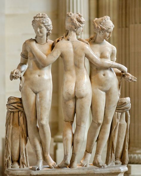 Hannah Gadsby, The Three Graces, Classic Sculpture, Roman Statue, Roman Sculpture, Greek Sculpture, Ancient Sculpture, Three Graces, Roman Art