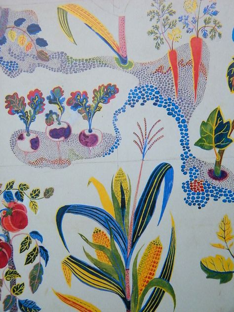 Josef Frank Wallpaper, Josef Frank Fabric, Joseph Frank, Storybook House, Interior Murals, Josef Frank, Flower Sketches, Motif Vintage, Romantic Flowers