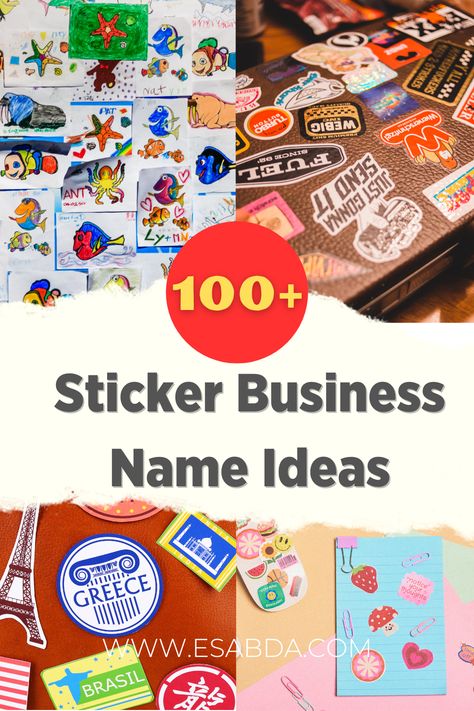 It’s important to choose a name that represents your brand and the type of stickers you make. In this article, we’ll give you 10 sticker business name ideas to help you get started. Sticker Business Logo Ideas, Sticker Business Names, Sticker Business Name Ideas, Buisness Name Ideas, Unique School Supplies, Store Names Ideas, Free Business Logo, Unique Business Ideas, Shop Name Ideas