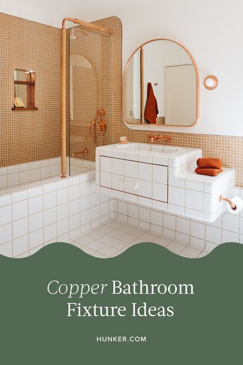 Copper bathroom ideas