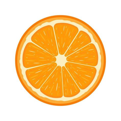 Fresh half orange fruit isolated on white background. Tangerine. Organic fruit. Cartoon style. Vector illustration for any design Orange Illustration Graphics, Orange Fruit Cartoon, Orange Clipart, Orange Cartoon, Orange Vector, Cartoon Orange, Orange Icons:), Fruit Icons, Cartoon Fruit