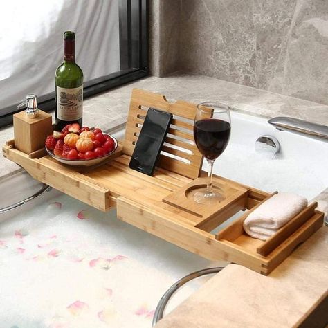 Bathtub Shelf, Bath Tube, Laptop Desk For Bed, Bath Rack, Bathtub Caddy, Wine Caddy, Bathtub Decor, Bathtub Tray, Wooden Bath