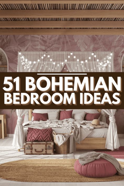 Small Master Suite, Boho Bedroom Furniture, Aesthetic Interior Design, Boho Bedroom Design, Boho Bedroom Ideas, Boho Style Bedroom, Boho Chic Bedroom, Bohemian Bedroom Decor, Boho Bedroom Decor