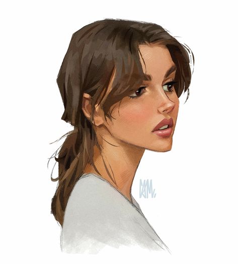 ArtStation - Face Study, Cameron Mark Cameron Mark, Animation Characters, Instagram Illustration, Drawing Portrait, Oc Art, Digital Portrait Art, Arte Sketchbook, Girls Cartoon Art, Digital Art Girl