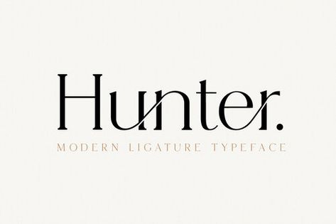 Hunter #fonts #popularfonts #modernfont #calligraphy #handwritten #lovelyfont #romantic #stylish #elegant #design Feminism Design, Typeface Alphabet, Ad Typography, Ligature Font, Logo Typo, Alphabet Typography, Top Fonts, Pull Quotes, Stencil Font