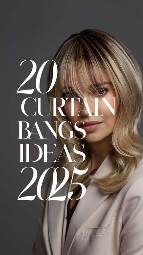 Discover the most stunning curtain bangs ideas 2025 that suit all hair lengths, including medium hair with layers, short hairstyles, and long hair with wispy bangs. From straight hair to curly, these face-framing styles are perfect for enhancing your look while remaining easy to style for any occasion. Straight Hair To Wavy, Long Hair With Wispy Bangs, Straight Hair To Curly, Medium Hair With Layers, Hair With Wispy Bangs, Curtain Bangs Ideas, Versatile Bangs, Wavy And Curly Hair, Bangs Ideas