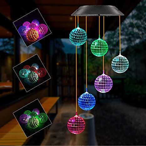 Amazon.com: Gifts for Women, Kwaiffeo Solar Disco Ball(Gifts for Mom Grandma, Birthday Gifts for Mom Women), Color Changing Hanging Solar Lights for Yard Patio Porch Garden Decor, Mothers Day : Patio, Lawn & Garden Landscape Pathway, Disco Mirror, Solar Wind Chimes, Hanging Solar Lights, Solar Path Lights, Mobile Hanging, Ball Lamp, Festival Decor, Ball Lamps