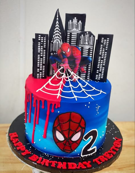 Spiderman Birthday Cakes, Spiderman Themed Cake, Spiderman Cake Birthday Boys, Spiderman Cake Topper Printable, Cake Designs Birthday Spiderman, Spiderman Cake 5th Birthday, Birthday Cake Spiderman, Spidey Cake Ideas, Spiderman Birthday Cake Ideas