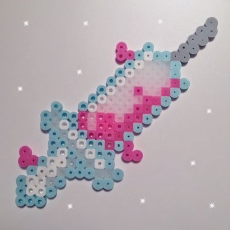 Perler Beads Ideas Y2k, Pearled Bead Ideas Aesthetic, Simple Peeler Bead Designs, Yami Kawaii Perler Beads, Kawaii Fuse Beads, Kawaii Fuse Bead Patterns, Trans Perler Bead, Perler Bead Asthetic Ideas, Perler Beads Y2k