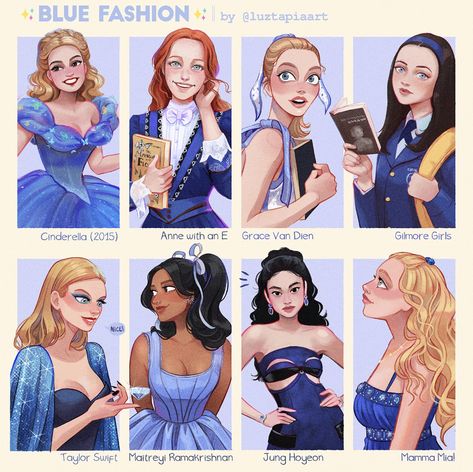 Luz Tapia Art, Disney Princess Art, Princess Art, Cute Art Styles, Disney Princesses, Fashion Colours, Gilmore Girls, Pretty Art, Disney Art