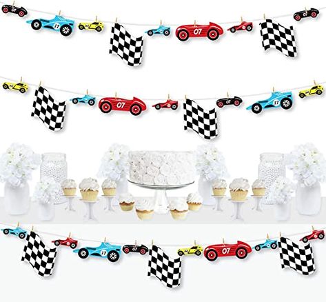 Baby Shower Diy Decorations, Race Car Party Decorations, Racing Baby, Car Birthday Party, Race Car Birthday Party, Diy Baby Shower Decorations, Car Party, Race Car Party, Diy Party Supplies