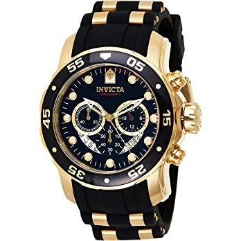 Amazon.com: Invicta Men's 6981 Pro Diver Collection Chronograph Black Dial Black Dress Watch : Invicta: Clothing, Shoes & Jewelry