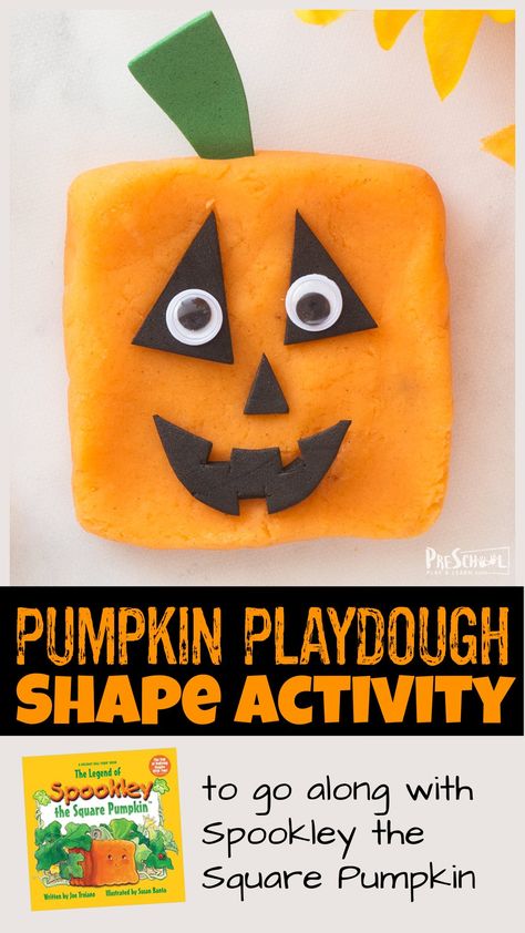 Pumpkin Playdough, Pumpkin Seed Crafts, Pumpkin Science Experiment, Halloween Experiments, Spookley The Square Pumpkin, Pumpkin Math Activities, Square Pumpkin, Pumpkins Preschool, Pumpkin Science