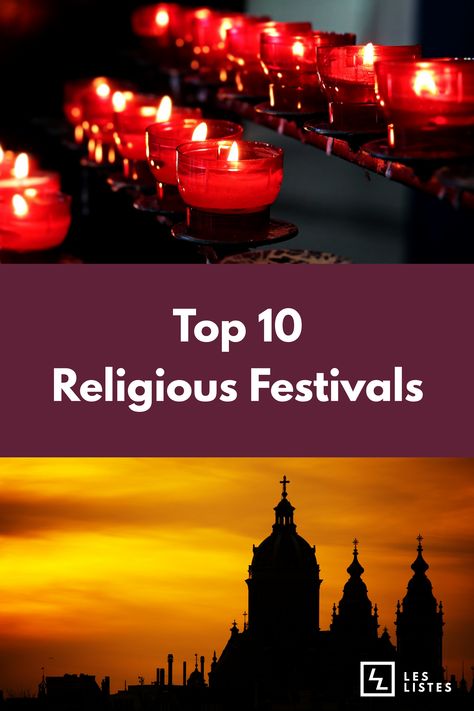 There are many interesting religious festivals around the world. However, some of the religious festivals have become more popular than others. Check out the list of the top 10 religious festivals. #top10list Christian Festival, Happy Dusshera, Technology And Society, Cultural Traditions, Christmas Religious, Jewish Festivals, Kumbh Mela, Islamic Countries, Mexican Holiday